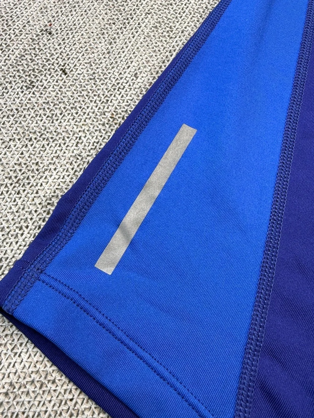 Nike Dri-FIT Capri Leggings Women Large Blue Athletic Wear